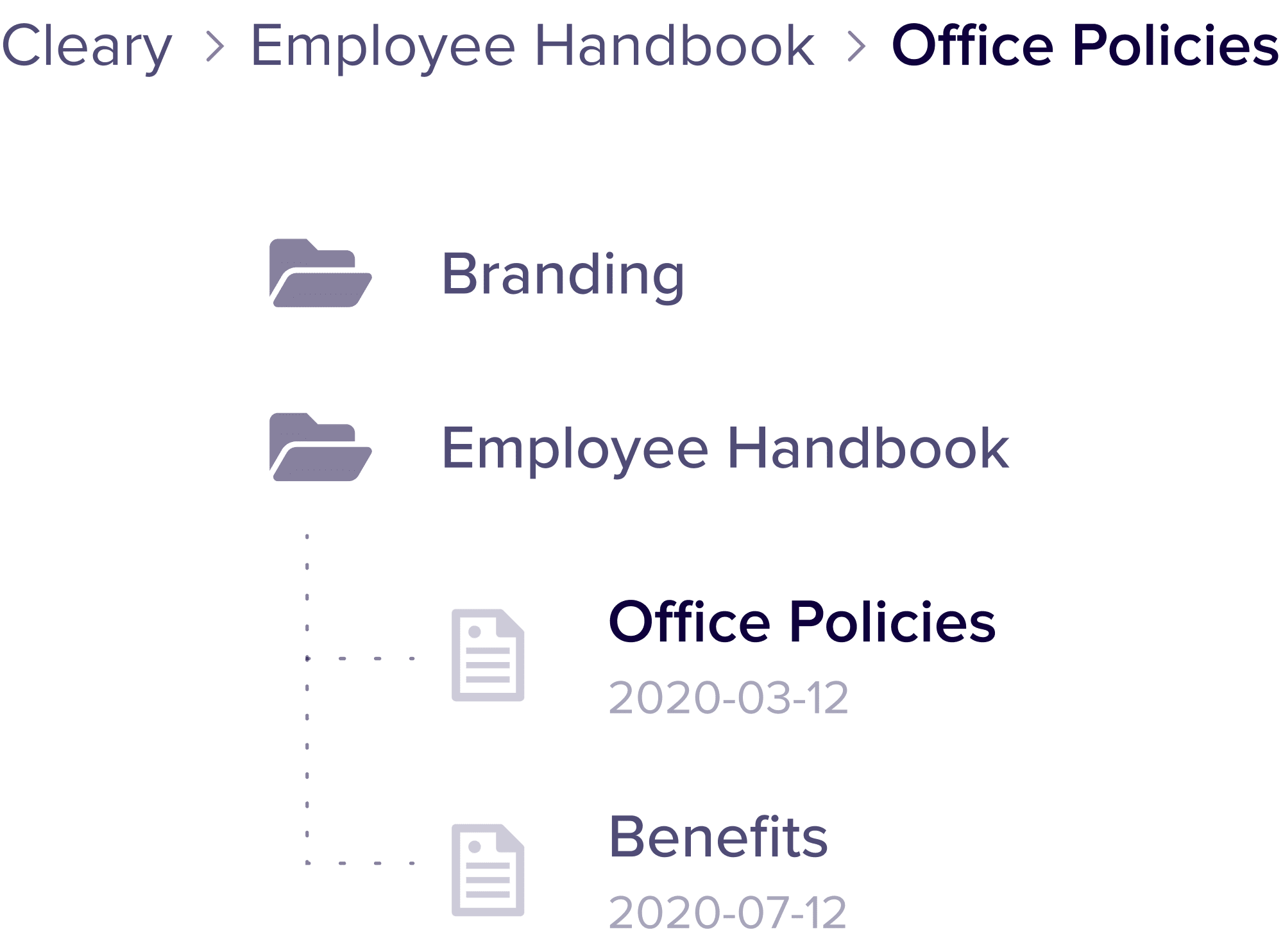 Cleary office policies illustrations